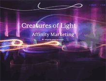 Tablet Screenshot of creatures-of-light.com
